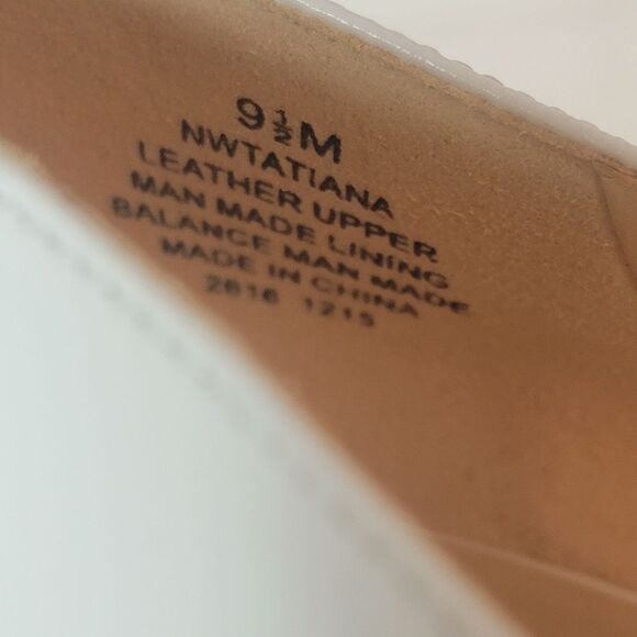 Nine West White Tatiana Pointy Toe Stiletto Pumps Size 9.5 - Picture 9 of 9